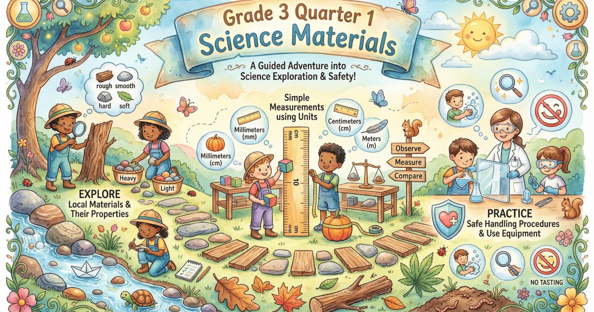 Grade 3 Science Q1 - Materials